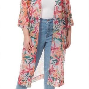 NWT Jessica Simpson Floral Kimono